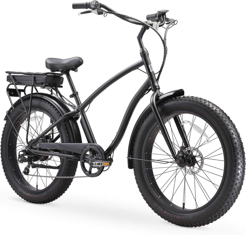 sixthreezero EVRYjourney Men's Electric Bike 7-Speed eBike - Black