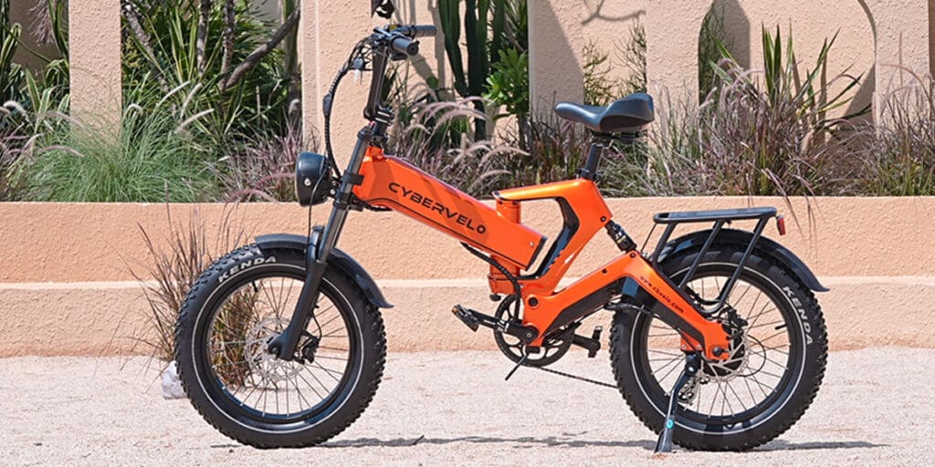 Cybervelo 1000W Foldable Electric All-Terrain Fat Tire Commuter eBike
