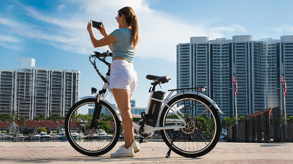Heybike Cityscape Electric Bike - City Cruiser eBike 7-Speed Electric Commuter Bike for Adults