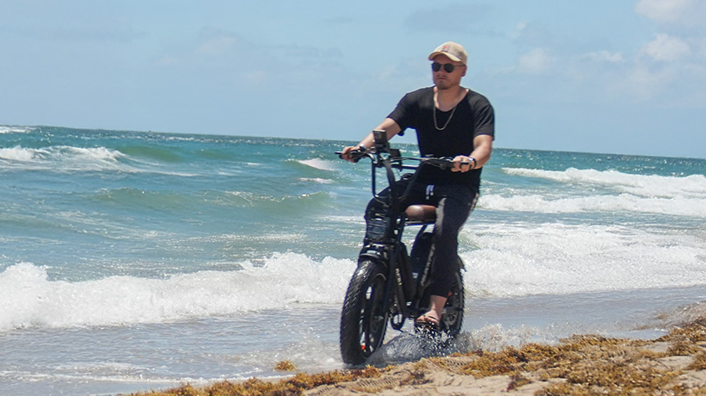 Ninja Moped Fat Tire Ebike with 1500W Motor - Great All-Terrain Electric Bike for Adults