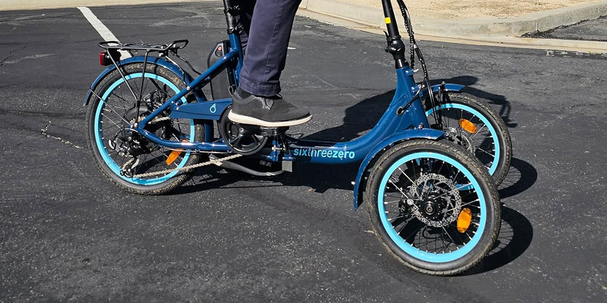 sixthreezero Adult Electric Tricycle - 7 Speed Reverse eTrike - 3 Wheel eBike