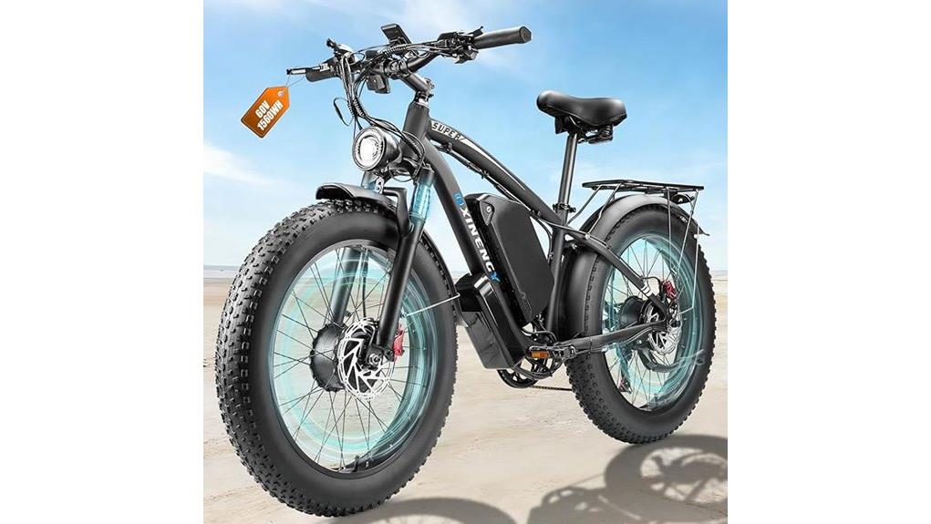 6000w dual motor adult ebike