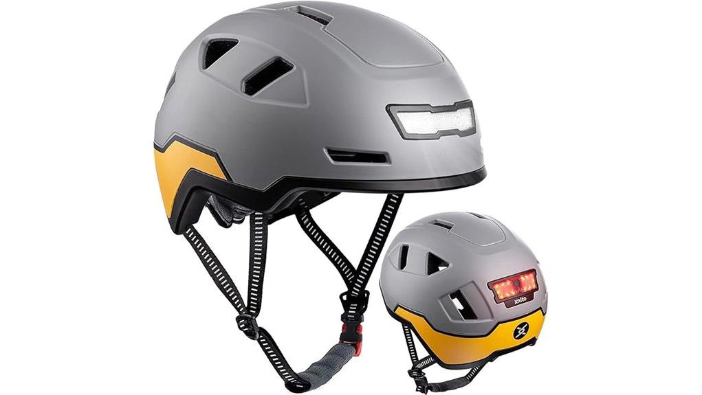 bike helmet with lights