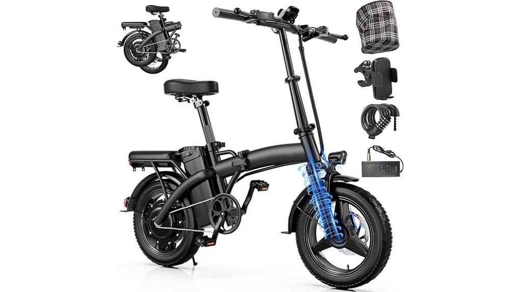 compact 14 inch f4 ebike review