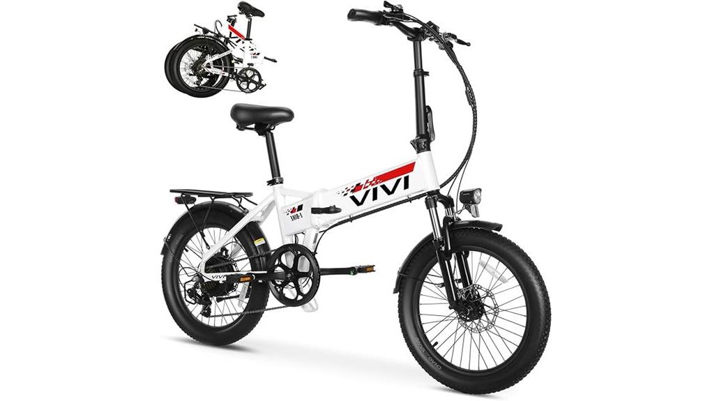 compact commuter folding e bike