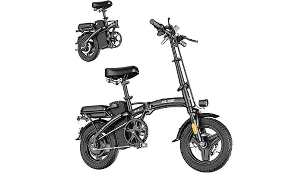 compact foldable 250w e bike