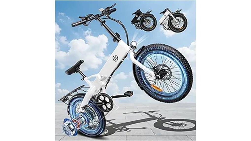compact foldable commuter e bike