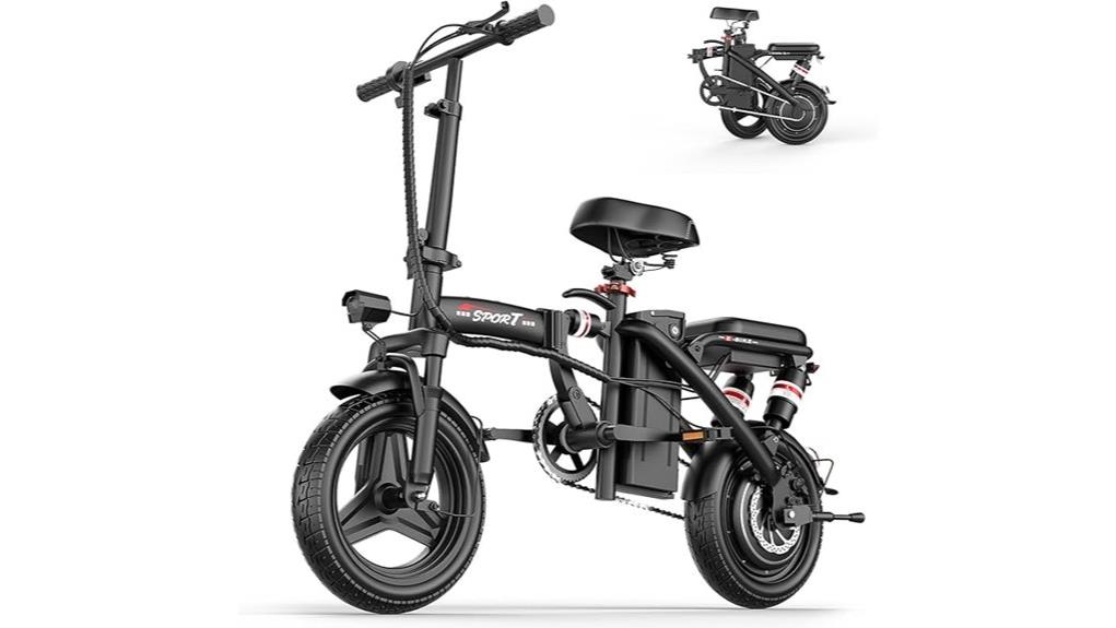 compact foldable electric commuter bike