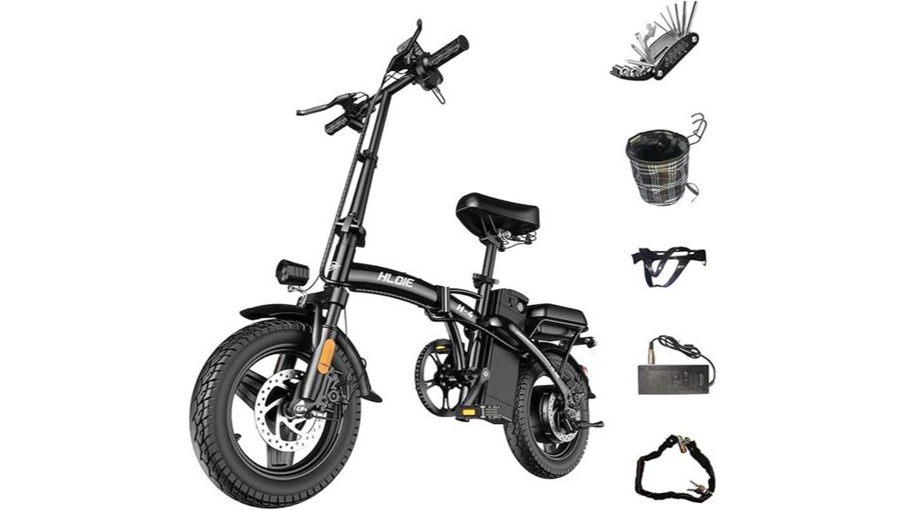 compact foldable electric commuter bike