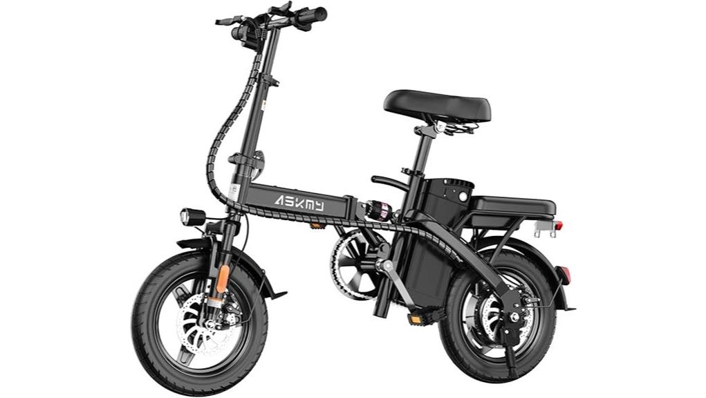 compact foldable rear motor ebike