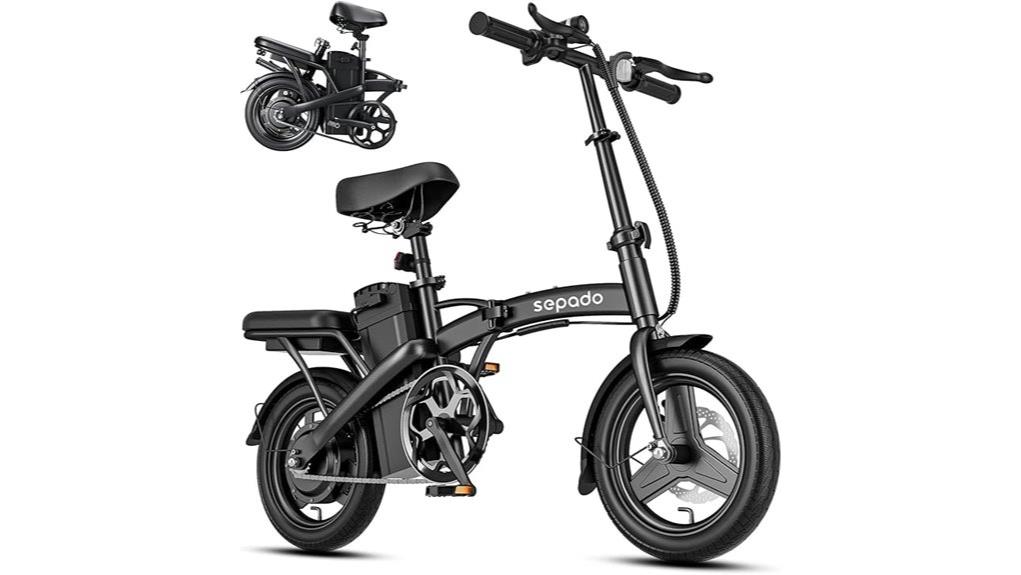 compact portable electric commuter bike