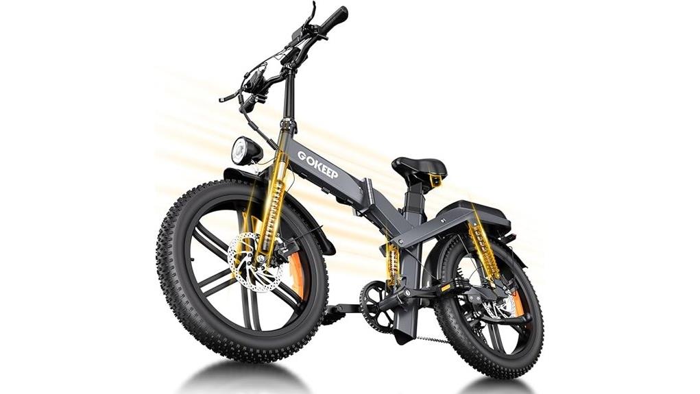 compact powerful foldable commuter bike