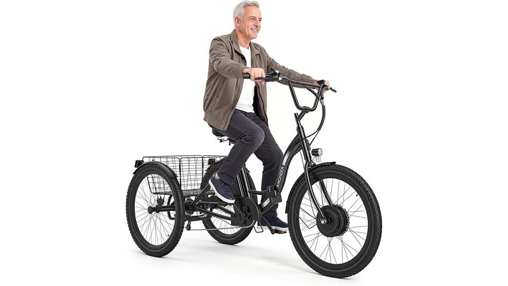 electric adult three wheel commuter