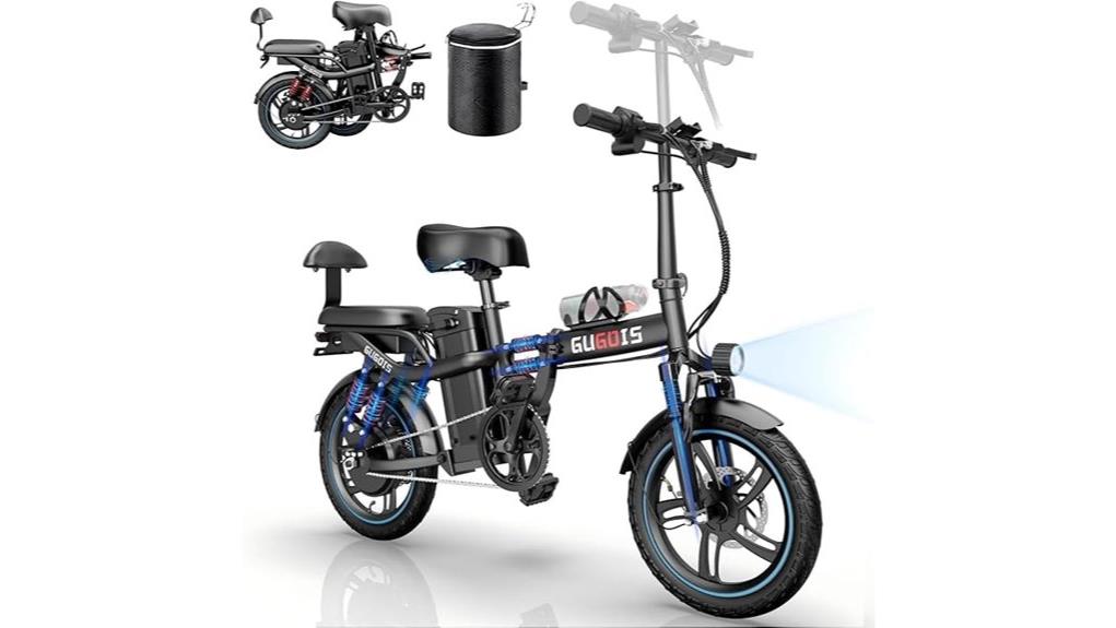 folding 750w electric commuter bike