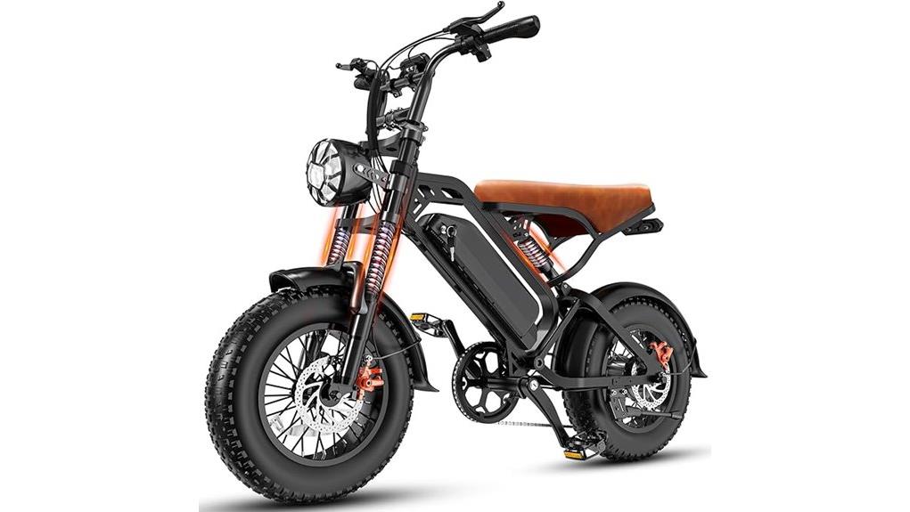 heavy duty foldable e bike