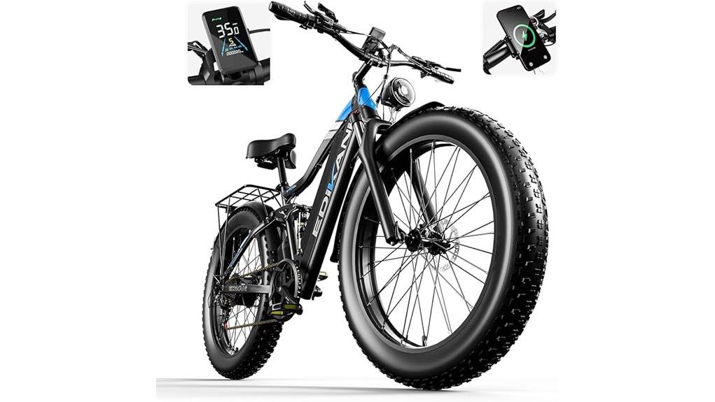 high powered full suspension ebike