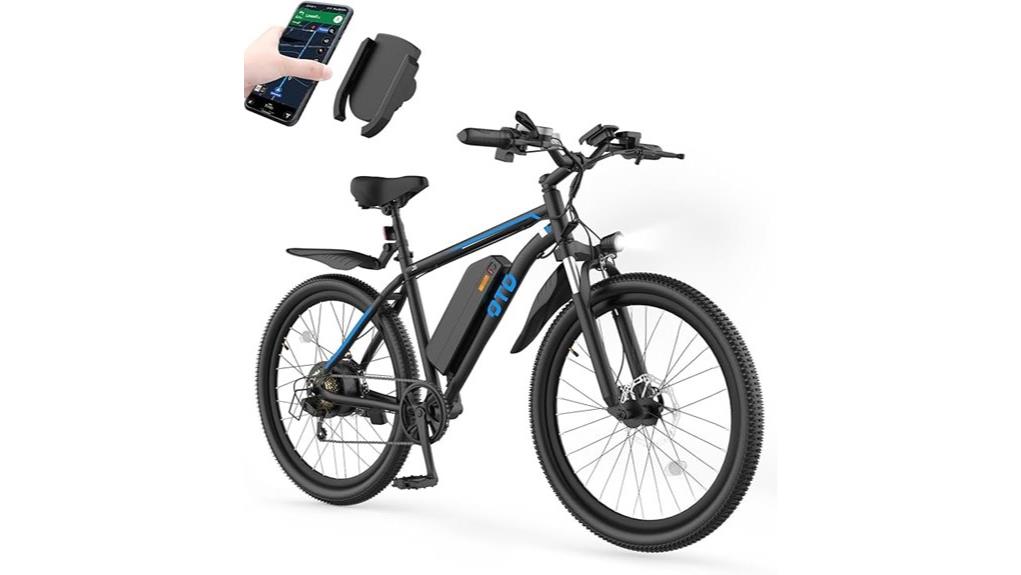 sleek black 65cm roadbike