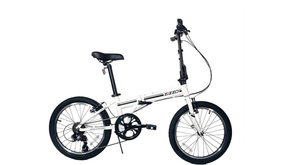 compact 20 inch folding commuter bike