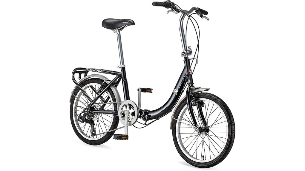 compact 7 speed folding bike