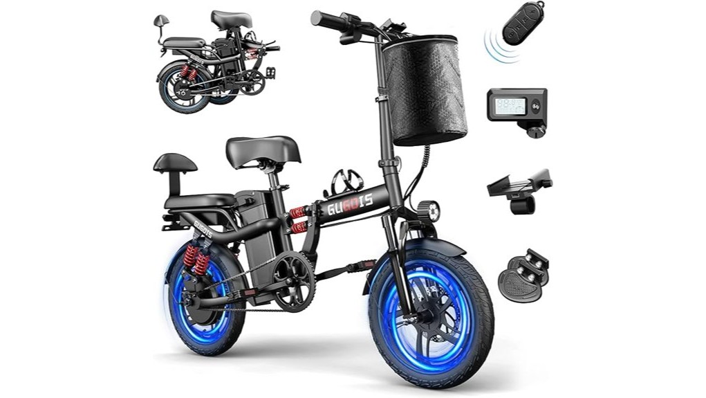 compact foldable commuter e bike