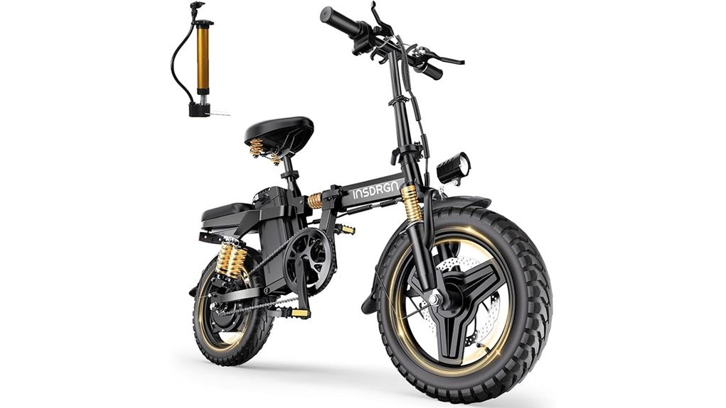 compact foldable e bike review
