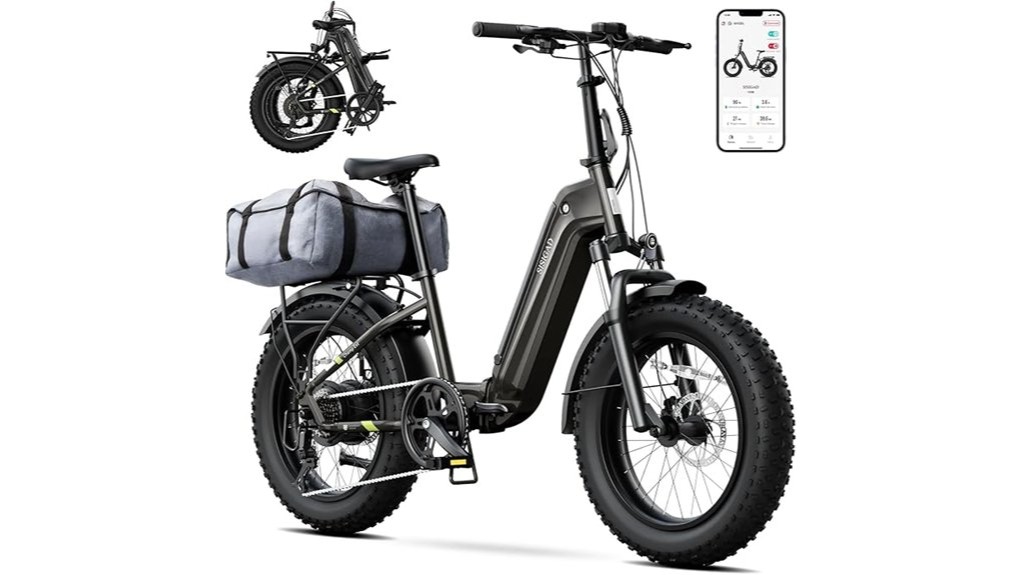 compact foldable electric commuter bicycle