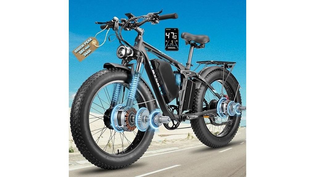 high powered dual motor e bike