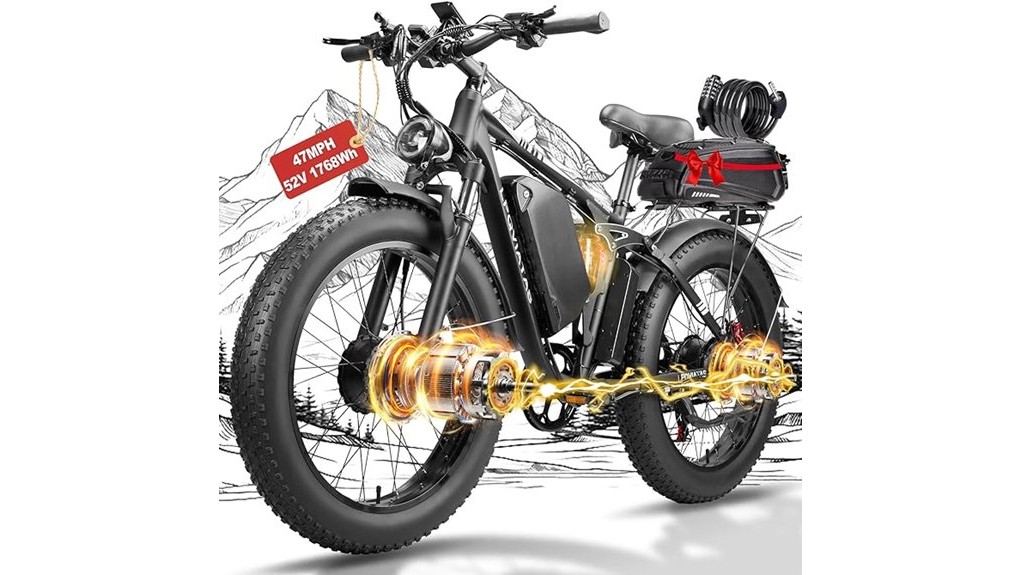 high powered dual motor ebike