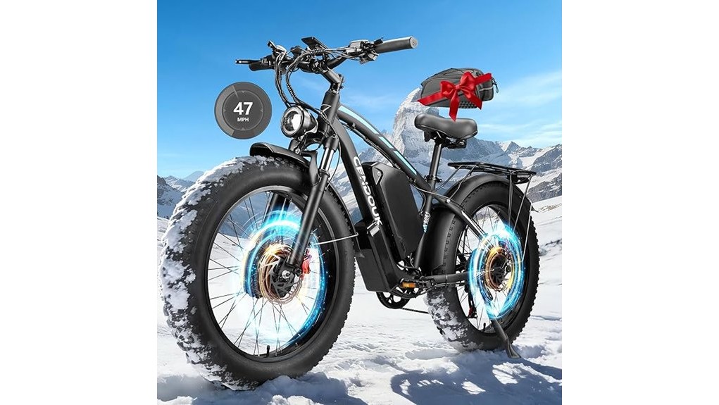 powerful dual motor electric bike